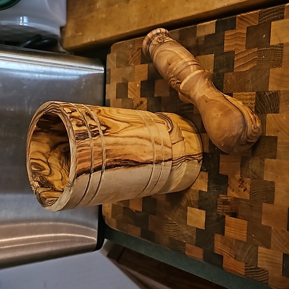 Other - Brown Wooden Cooking Utensils Set for Kitchen